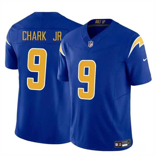 Men & Women & Youth Los Angeles Chargers #9 DJ Chark Jr Royal 2024 F.U.S.E. Vapor Limited Stitched Jersey